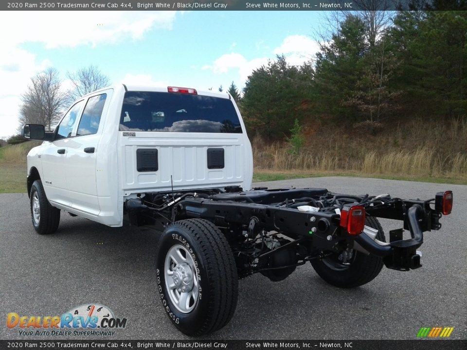 2020 Ram 2500 Tradesman Crew Cab 4x4 Bright White / Black/Diesel Gray Photo #8