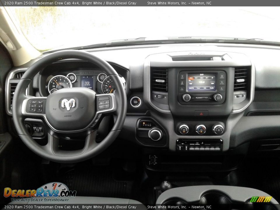 2020 Ram 2500 Tradesman Crew Cab 4x4 Bright White / Black/Diesel Gray Photo #16