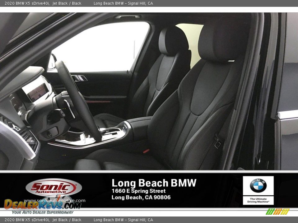 2020 BMW X5 sDrive40i Jet Black / Black Photo #9
