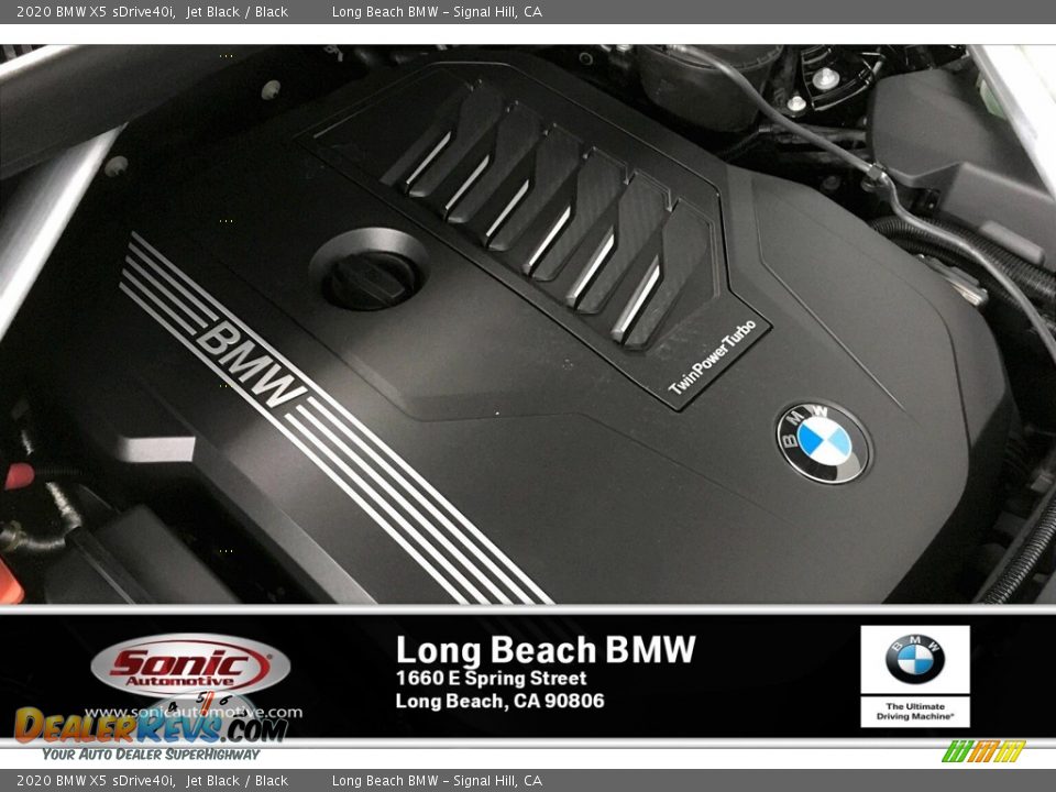 2020 BMW X5 sDrive40i Jet Black / Black Photo #11