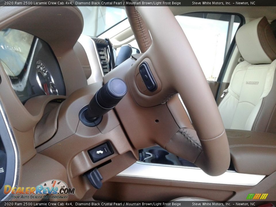 2020 Ram 2500 Laramie Crew Cab 4x4 Diamond Black Crystal Pearl / Mountain Brown/Light Frost Beige Photo #13