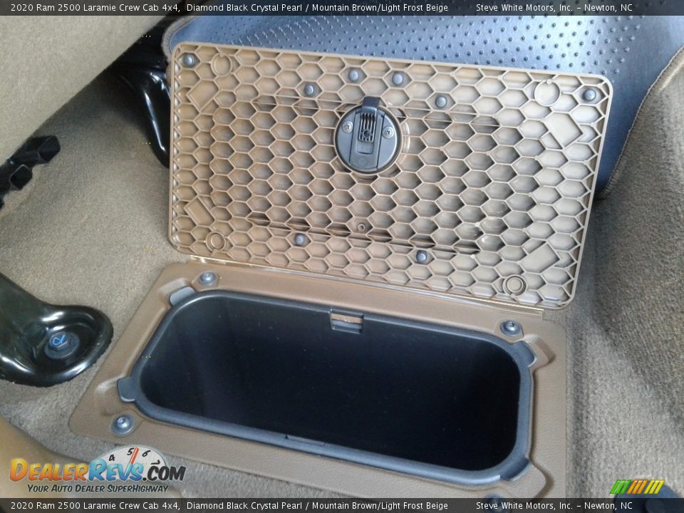 2020 Ram 2500 Laramie Crew Cab 4x4 Diamond Black Crystal Pearl / Mountain Brown/Light Frost Beige Photo #16