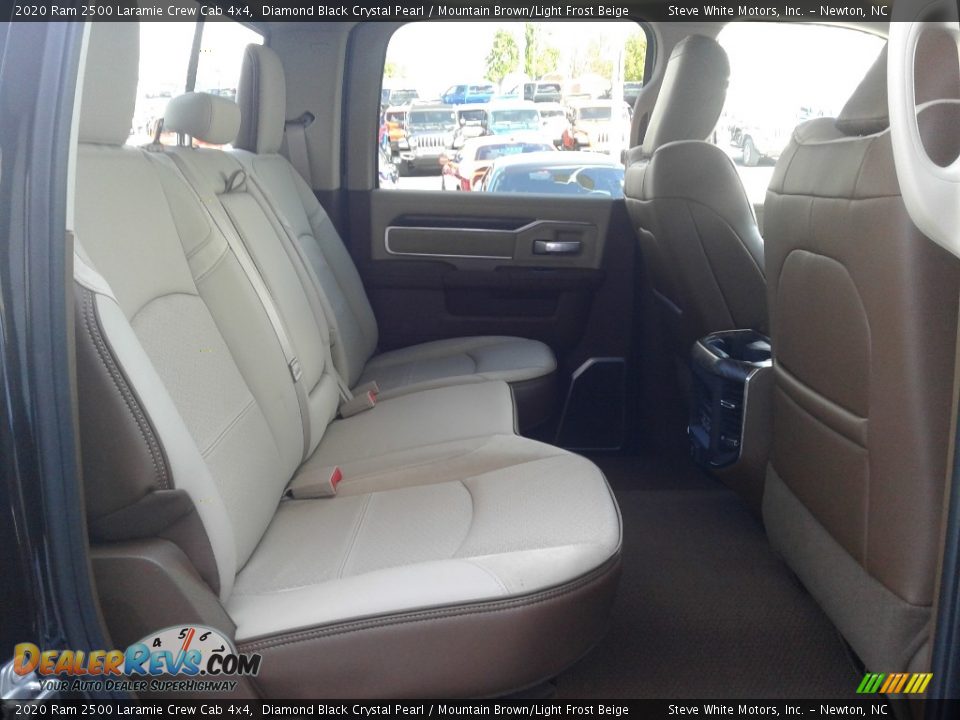 2020 Ram 2500 Laramie Crew Cab 4x4 Diamond Black Crystal Pearl / Mountain Brown/Light Frost Beige Photo #18