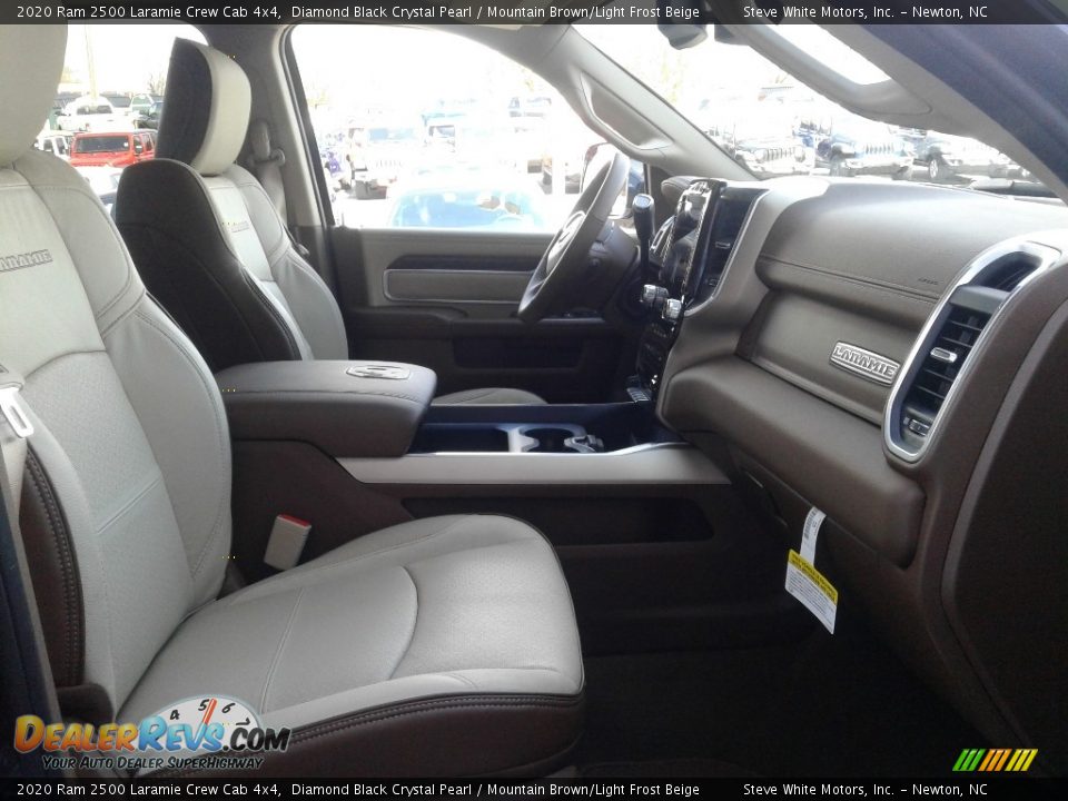 2020 Ram 2500 Laramie Crew Cab 4x4 Diamond Black Crystal Pearl / Mountain Brown/Light Frost Beige Photo #20