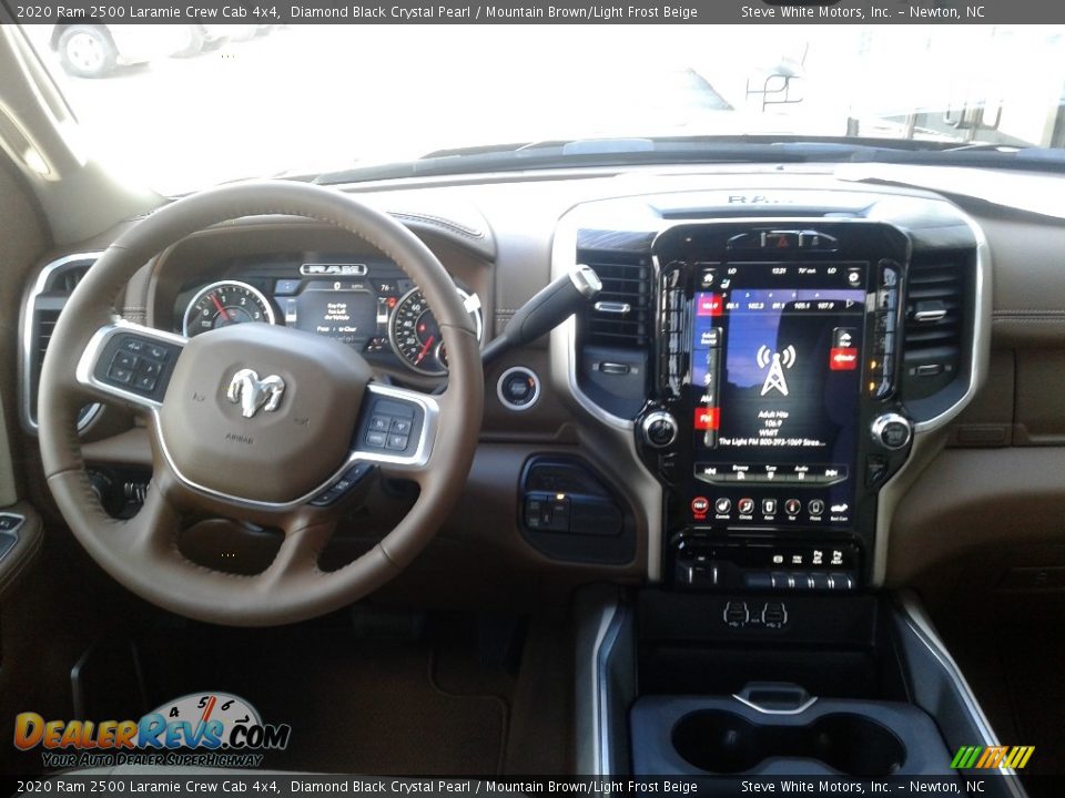 2020 Ram 2500 Laramie Crew Cab 4x4 Diamond Black Crystal Pearl / Mountain Brown/Light Frost Beige Photo #21
