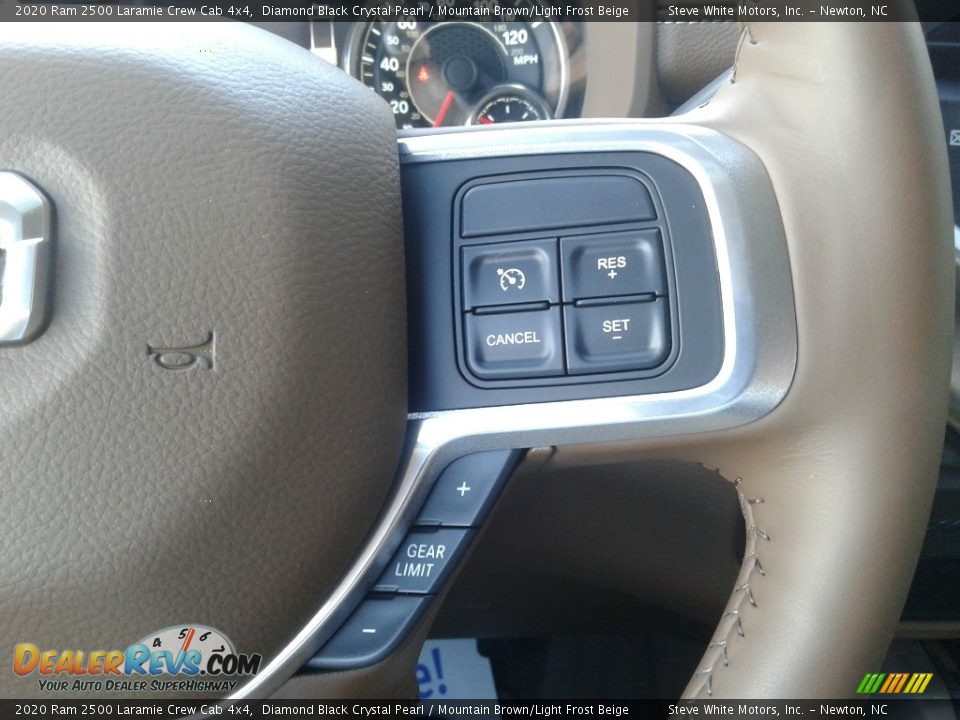 2020 Ram 2500 Laramie Crew Cab 4x4 Diamond Black Crystal Pearl / Mountain Brown/Light Frost Beige Photo #23