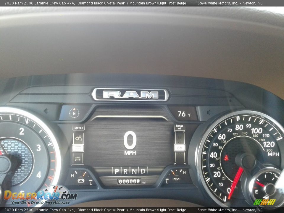 2020 Ram 2500 Laramie Crew Cab 4x4 Diamond Black Crystal Pearl / Mountain Brown/Light Frost Beige Photo #24