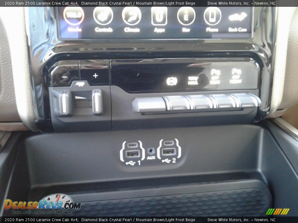 2020 Ram 2500 Laramie Crew Cab 4x4 Diamond Black Crystal Pearl / Mountain Brown/Light Frost Beige Photo #31