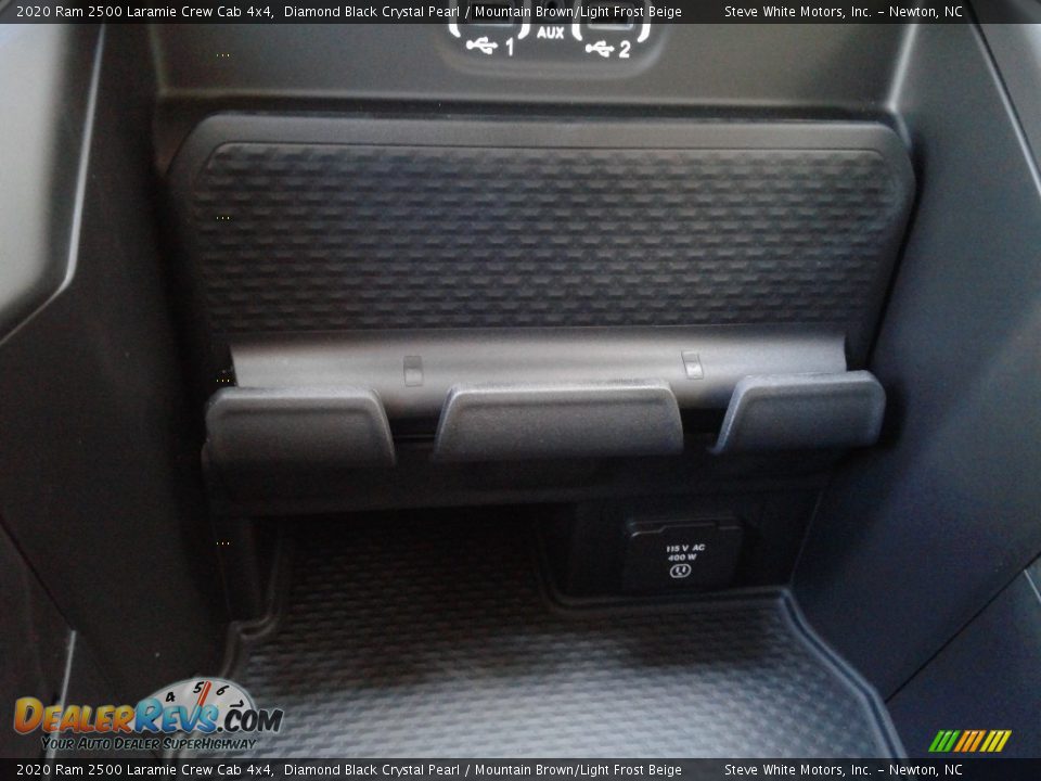 2020 Ram 2500 Laramie Crew Cab 4x4 Diamond Black Crystal Pearl / Mountain Brown/Light Frost Beige Photo #32