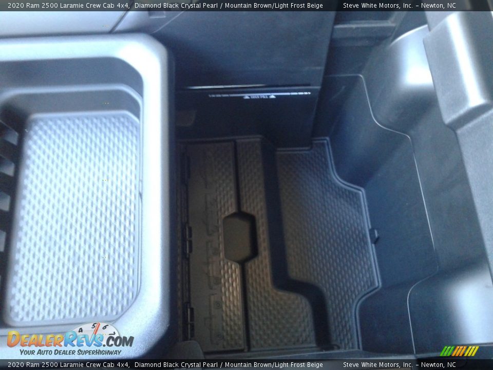 2020 Ram 2500 Laramie Crew Cab 4x4 Diamond Black Crystal Pearl / Mountain Brown/Light Frost Beige Photo #35