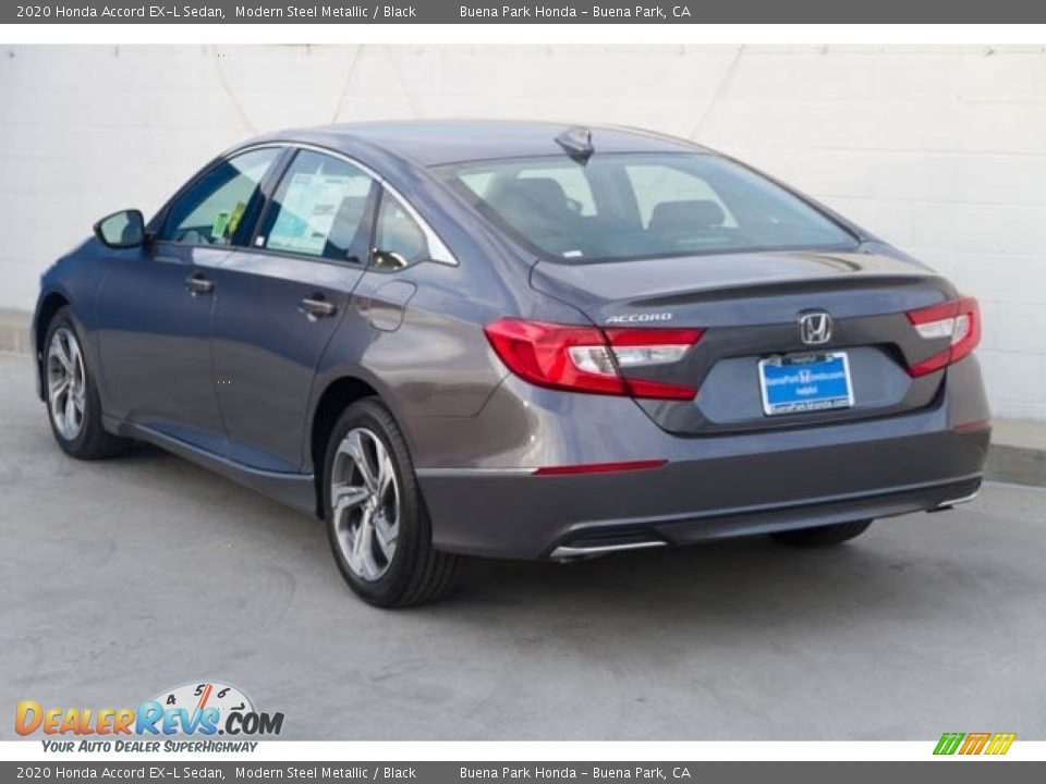 2020 Honda Accord EX-L Sedan Modern Steel Metallic / Black Photo #2