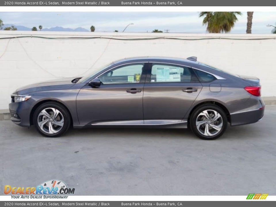 2020 Honda Accord EX-L Sedan Modern Steel Metallic / Black Photo #9