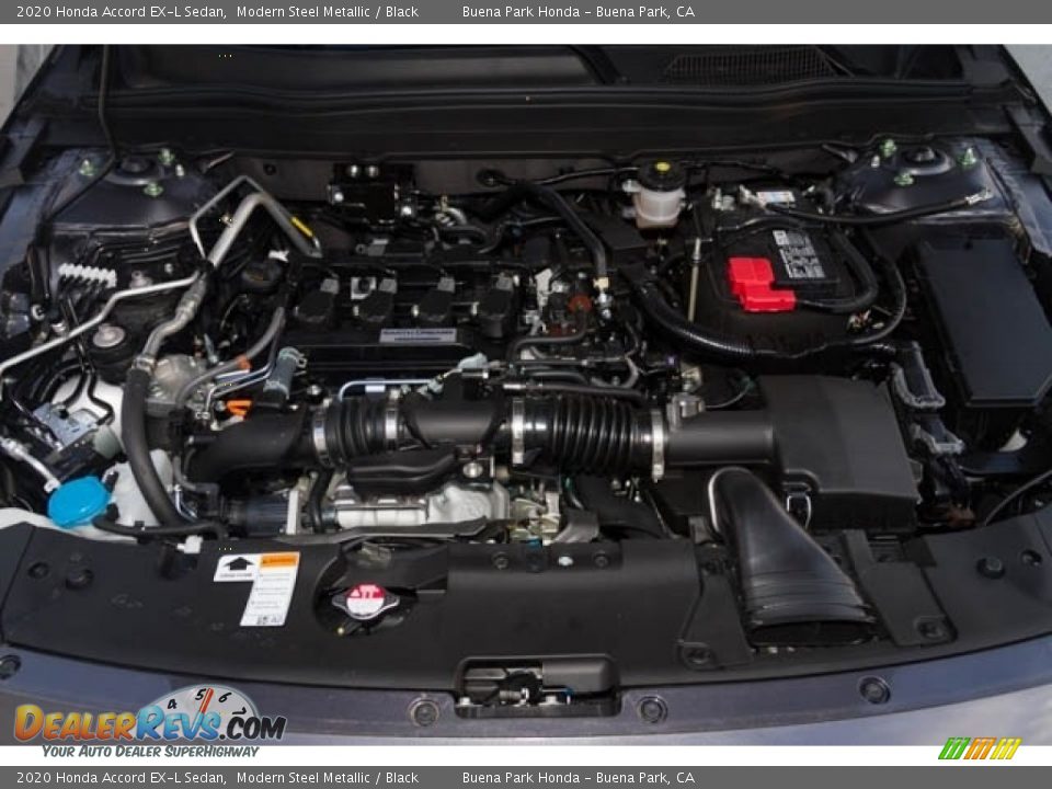 2020 Honda Accord EX-L Sedan Modern Steel Metallic / Black Photo #10