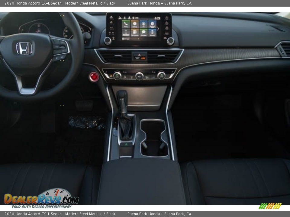 2020 Honda Accord EX-L Sedan Modern Steel Metallic / Black Photo #19