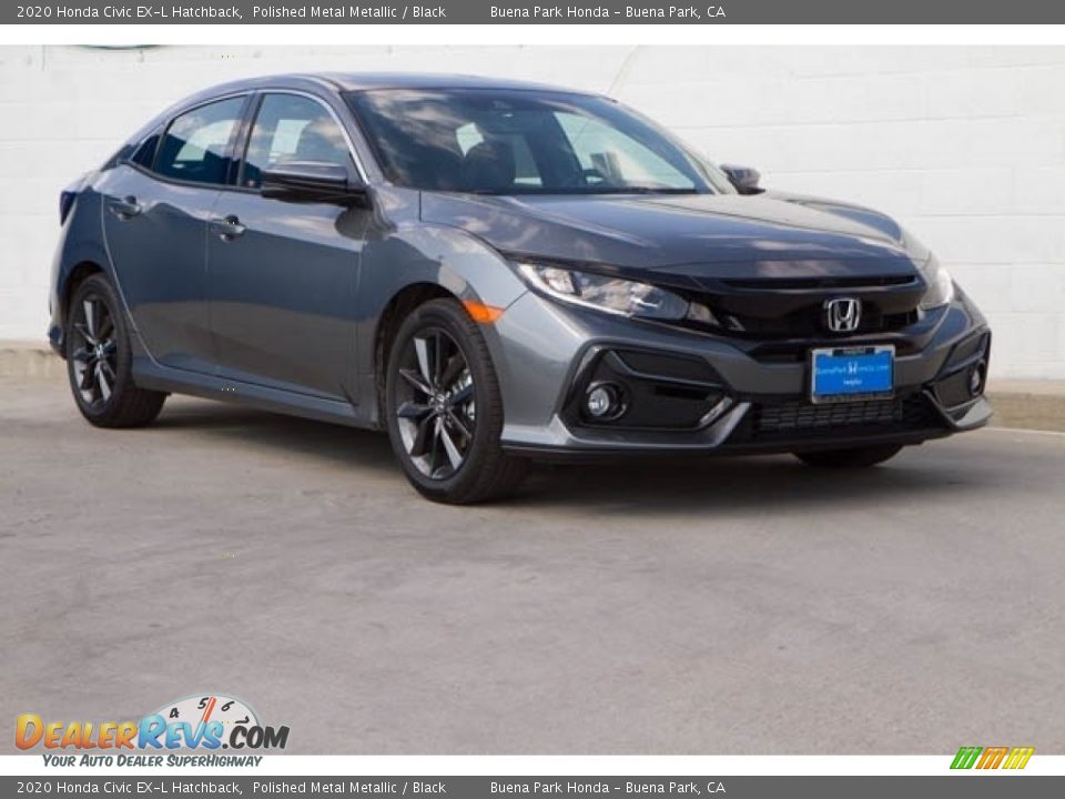 Front 3/4 View of 2020 Honda Civic EX-L Hatchback Photo #1