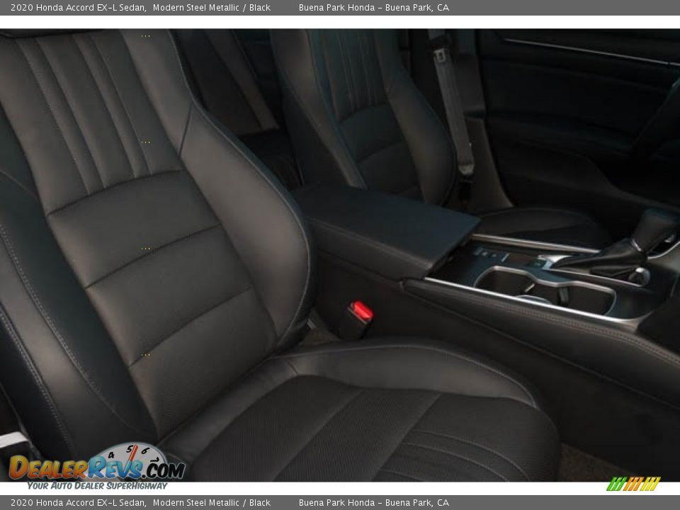 2020 Honda Accord EX-L Sedan Modern Steel Metallic / Black Photo #33