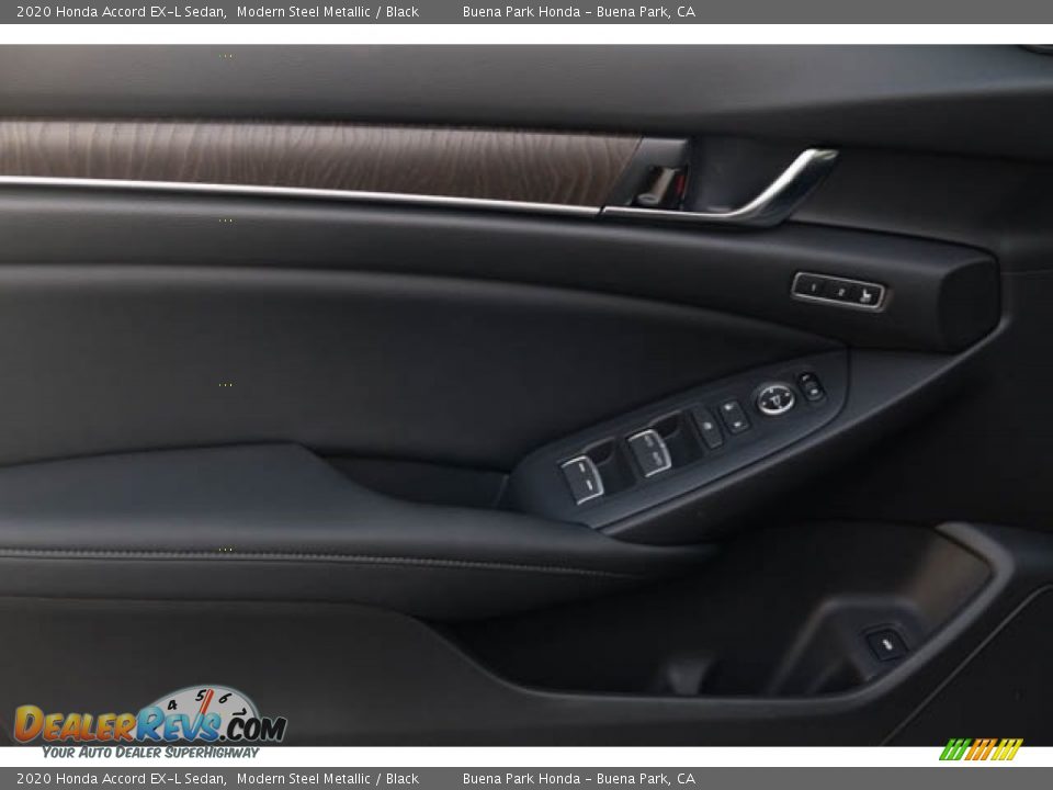 2020 Honda Accord EX-L Sedan Modern Steel Metallic / Black Photo #34