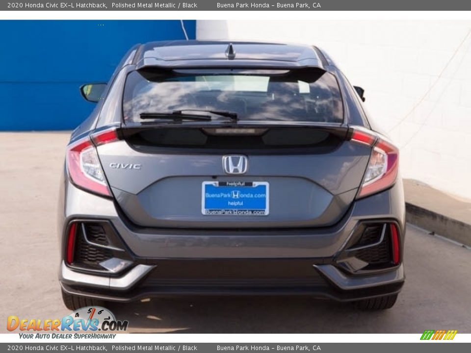 2020 Honda Civic EX-L Hatchback Polished Metal Metallic / Black Photo #5