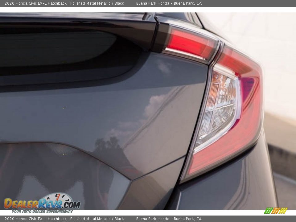 2020 Honda Civic EX-L Hatchback Polished Metal Metallic / Black Photo #7