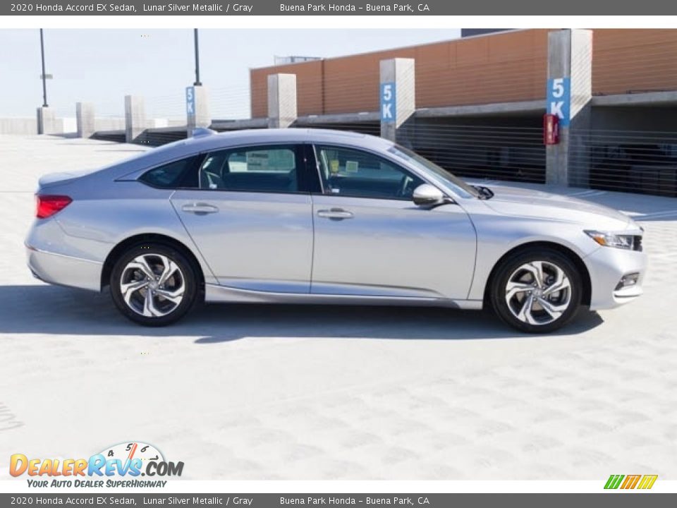 2020 Honda Accord EX Sedan Lunar Silver Metallic / Gray Photo #5