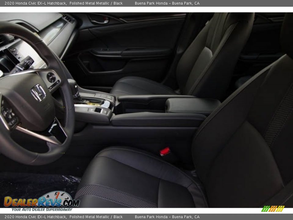 2020 Honda Civic EX-L Hatchback Polished Metal Metallic / Black Photo #15