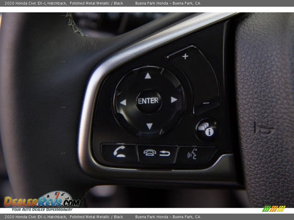 2020 Honda Civic EX-L Hatchback Steering Wheel Photo #20