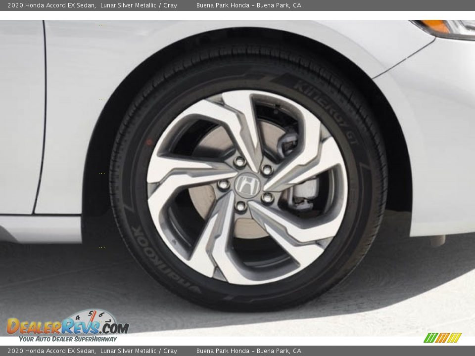 2020 Honda Accord EX Sedan Lunar Silver Metallic / Gray Photo #12