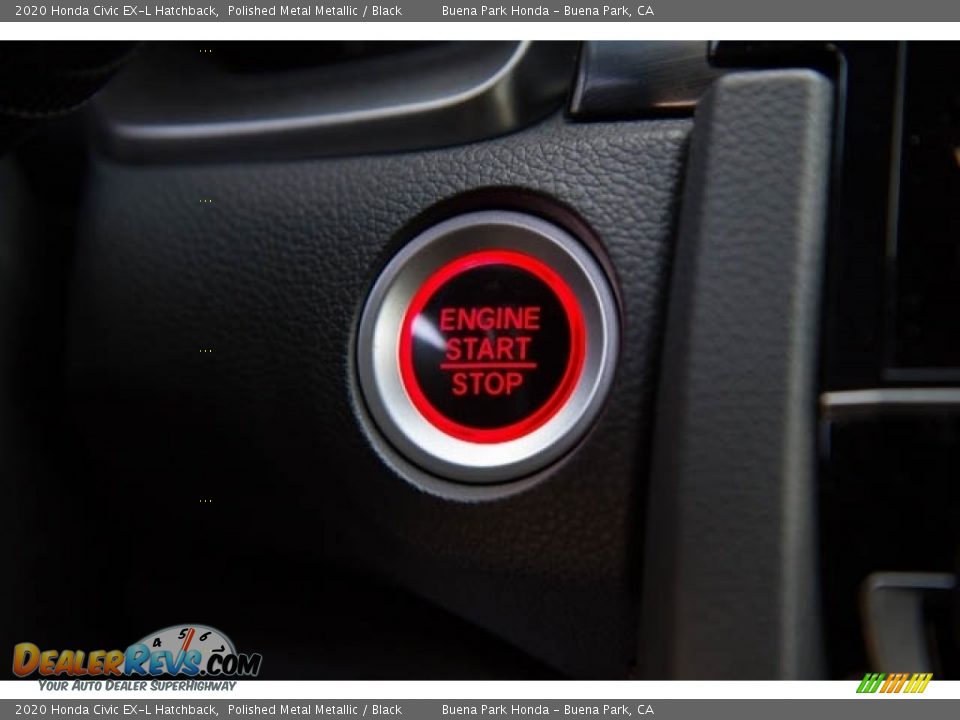 2020 Honda Civic EX-L Hatchback Polished Metal Metallic / Black Photo #22