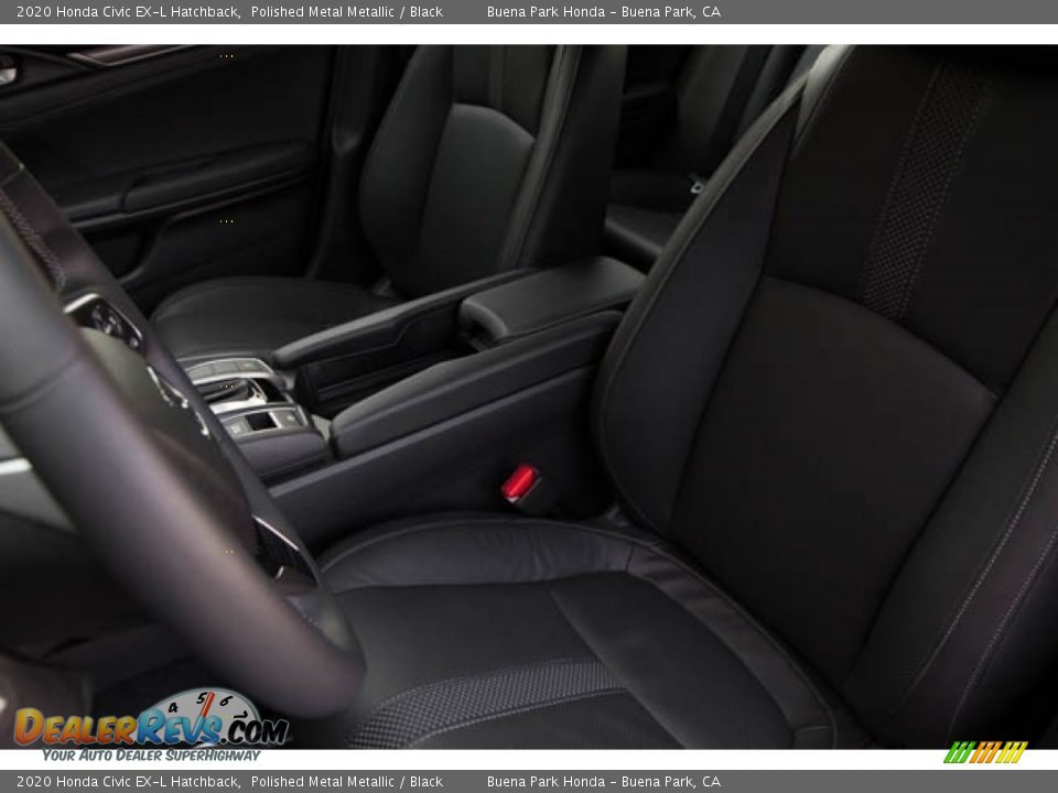 2020 Honda Civic EX-L Hatchback Polished Metal Metallic / Black Photo #23