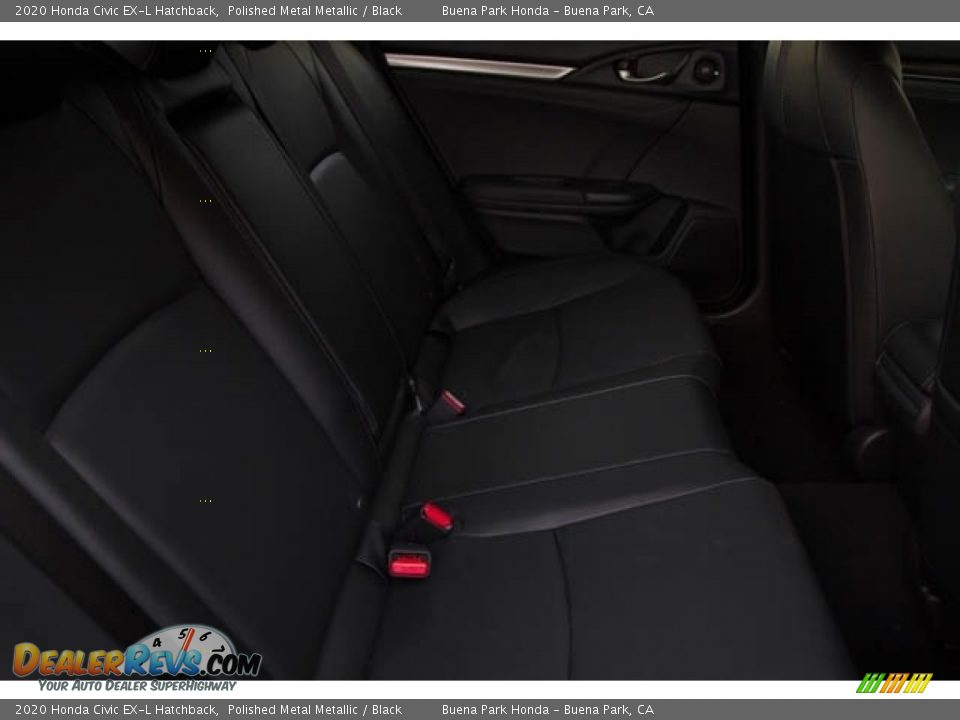 2020 Honda Civic EX-L Hatchback Polished Metal Metallic / Black Photo #27