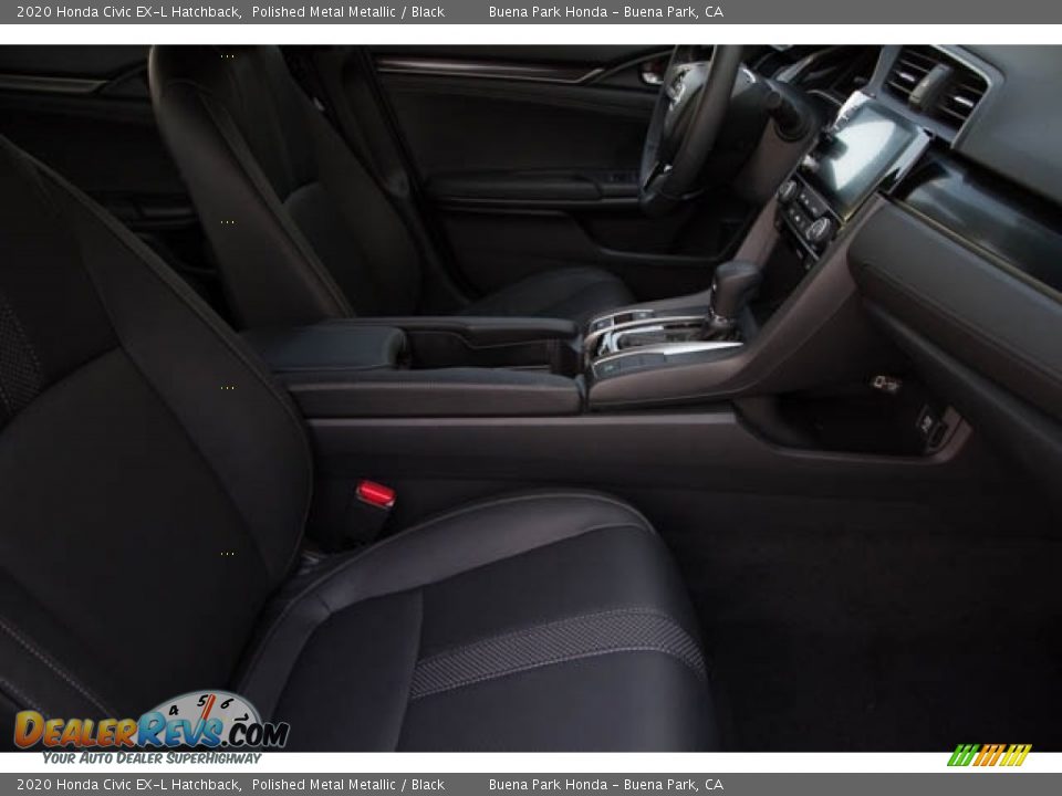 2020 Honda Civic EX-L Hatchback Polished Metal Metallic / Black Photo #29