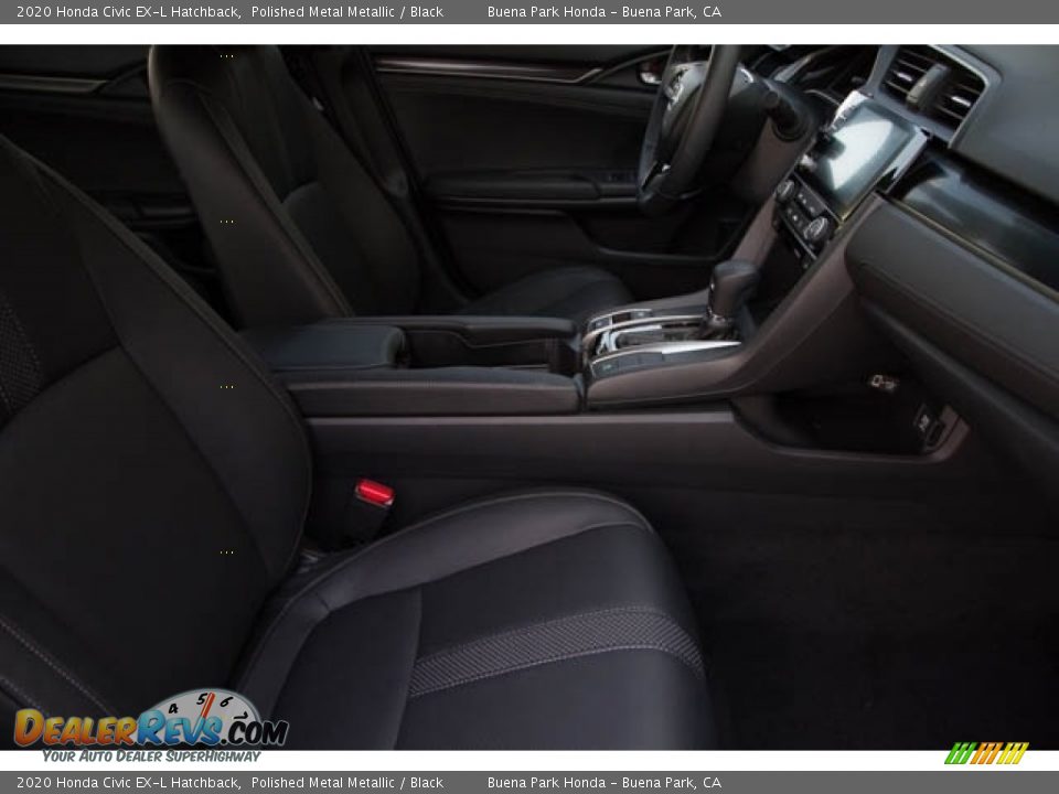 2020 Honda Civic EX-L Hatchback Polished Metal Metallic / Black Photo #29