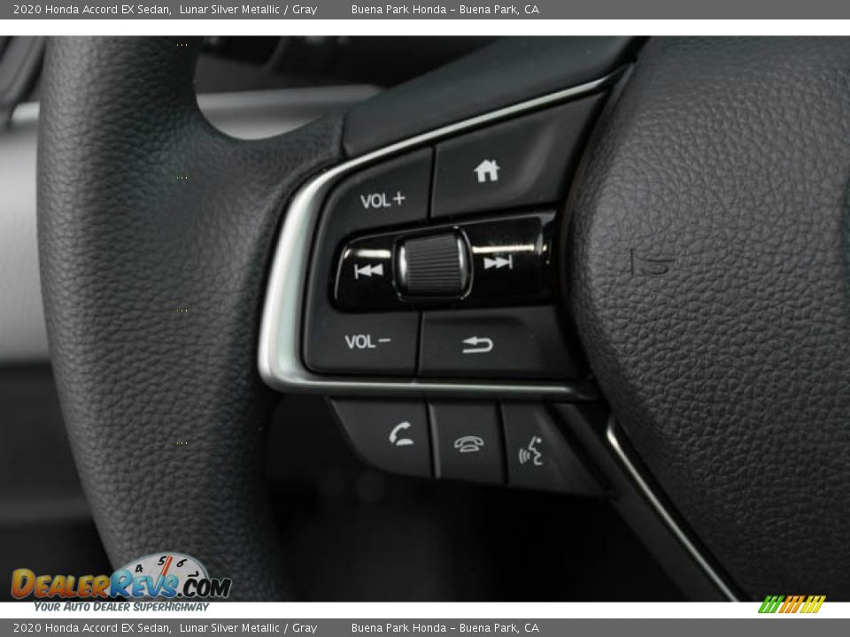 2020 Honda Accord EX Sedan Lunar Silver Metallic / Gray Photo #21