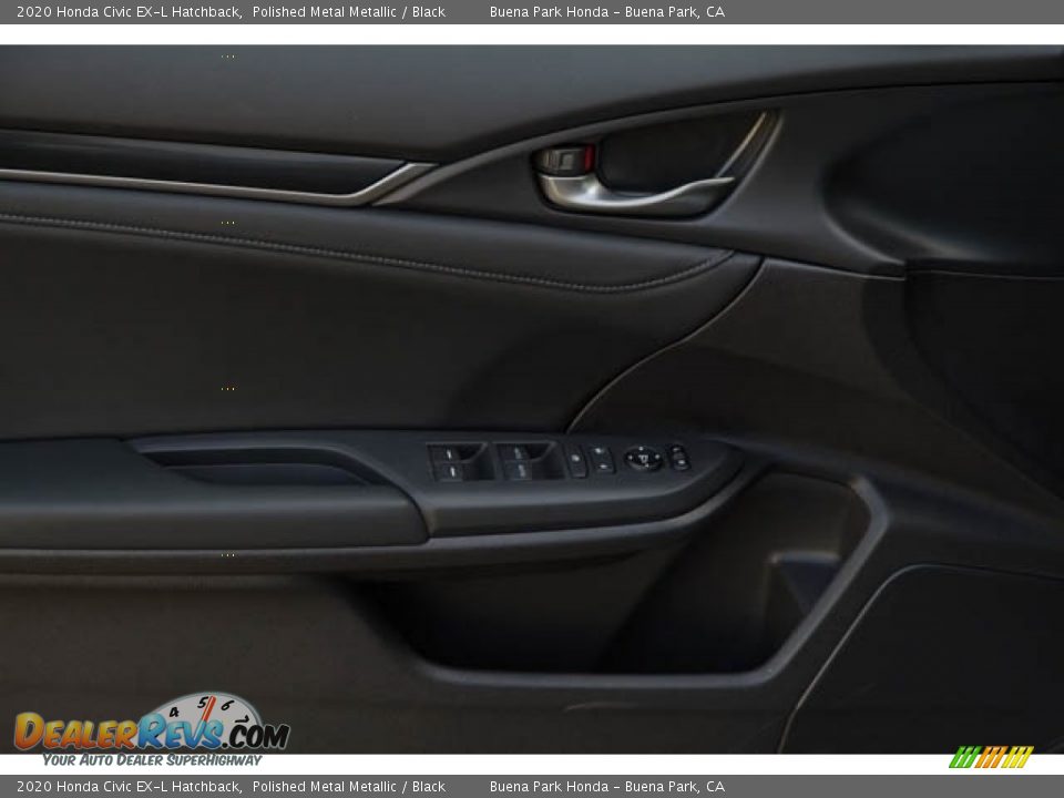 2020 Honda Civic EX-L Hatchback Polished Metal Metallic / Black Photo #33