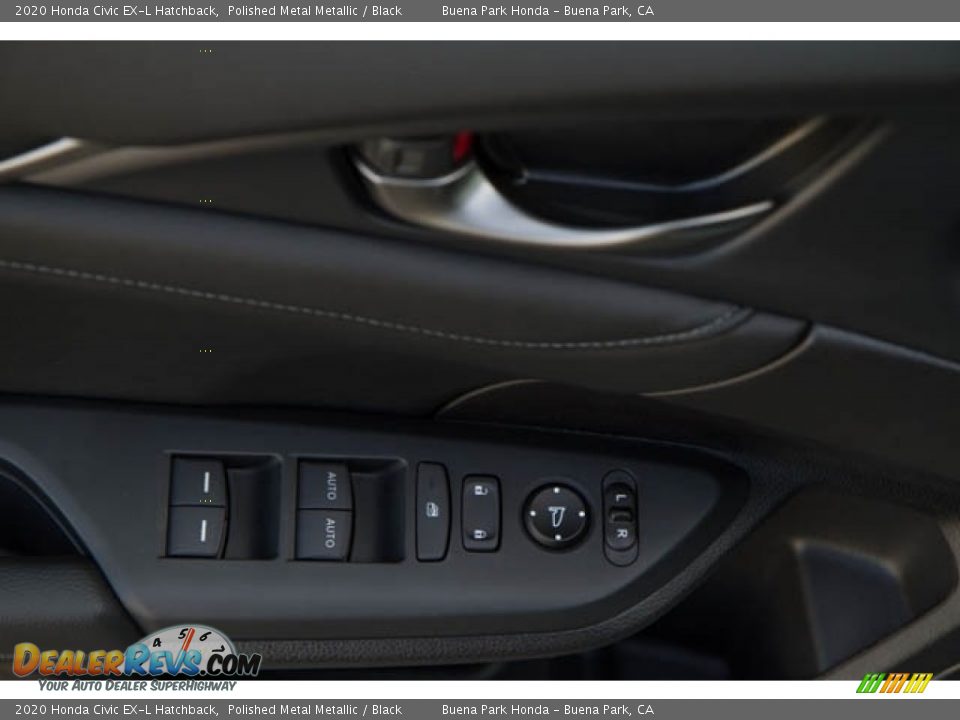 2020 Honda Civic EX-L Hatchback Polished Metal Metallic / Black Photo #34
