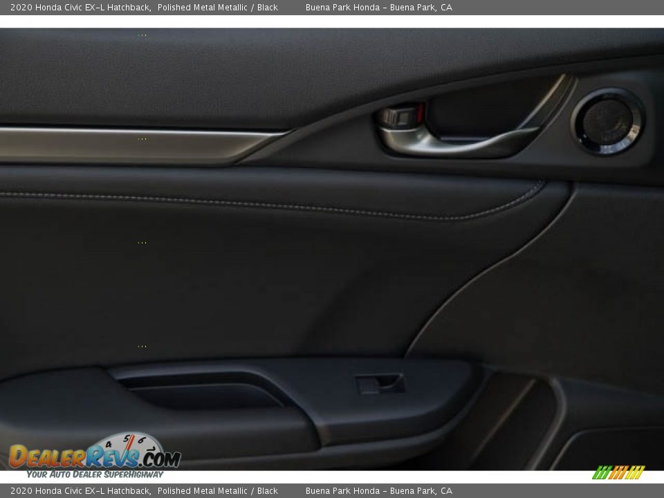 2020 Honda Civic EX-L Hatchback Polished Metal Metallic / Black Photo #35