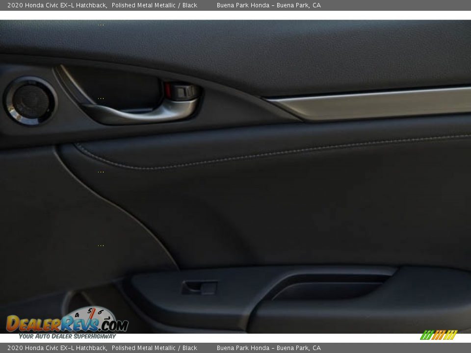 2020 Honda Civic EX-L Hatchback Polished Metal Metallic / Black Photo #36
