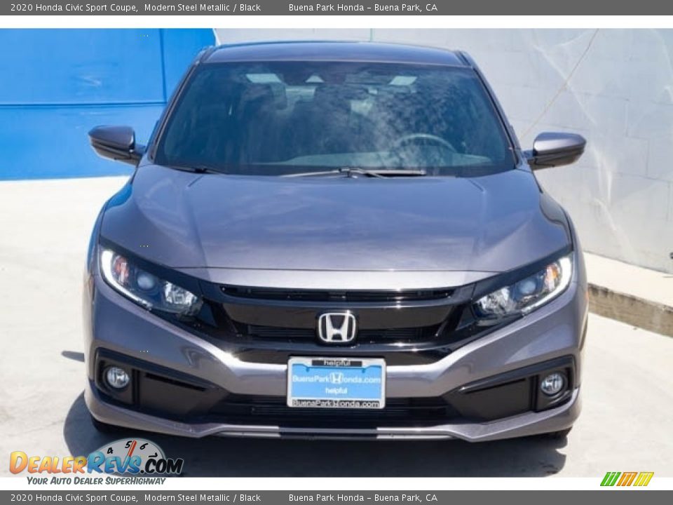 2020 Honda Civic Sport Coupe Modern Steel Metallic / Black Photo #3