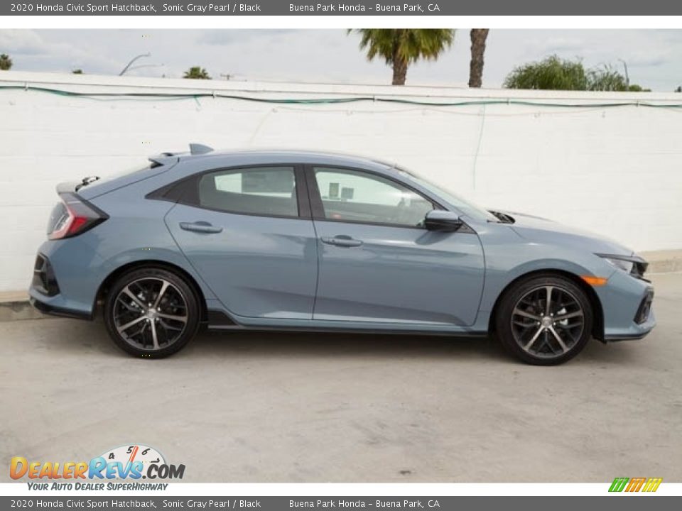2020 Honda Civic Sport Hatchback Sonic Gray Pearl / Black Photo #8