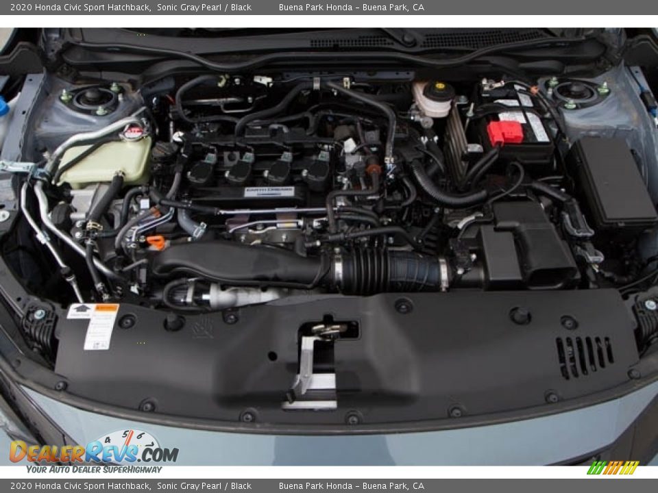 2020 Honda Civic Sport Hatchback Sonic Gray Pearl / Black Photo #9