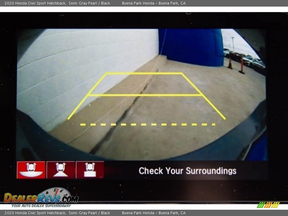 2020 Honda Civic Sport Hatchback Sonic Gray Pearl / Black Photo #14