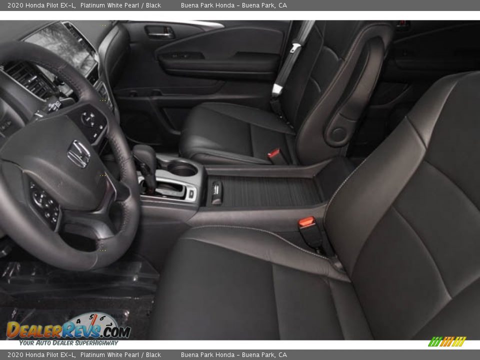 2020 Honda Pilot EX-L Platinum White Pearl / Black Photo #16