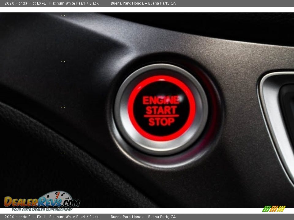 2020 Honda Pilot EX-L Platinum White Pearl / Black Photo #23