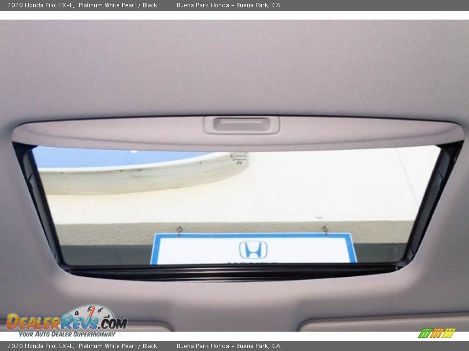 2020 Honda Pilot EX-L Platinum White Pearl / Black Photo #27