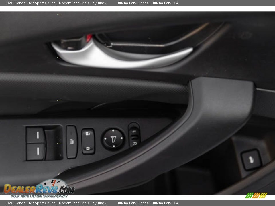 2020 Honda Civic Sport Coupe Modern Steel Metallic / Black Photo #31
