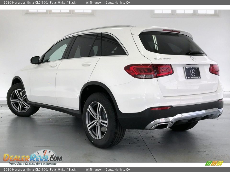 2020 Mercedes-Benz GLC 300 Polar White / Black Photo #2