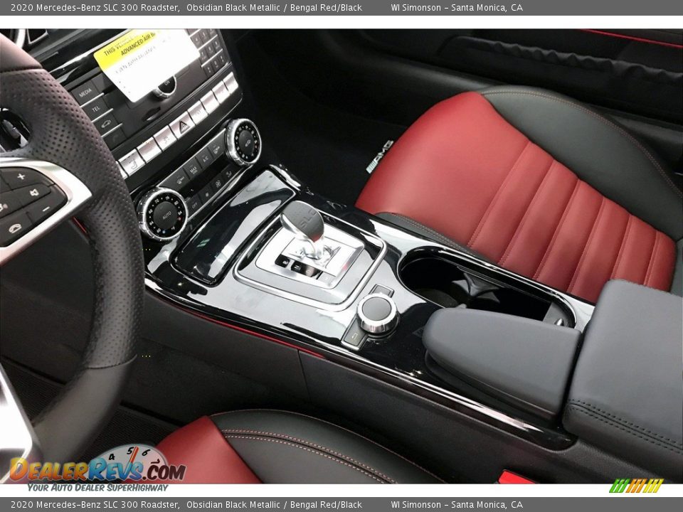 2020 Mercedes-Benz SLC 300 Roadster Obsidian Black Metallic / Bengal Red/Black Photo #7