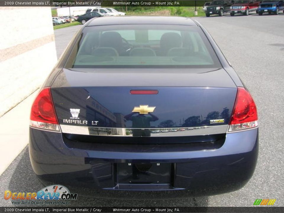 2009 Chevrolet Impala LT Imperial Blue Metallic / Gray Photo #8