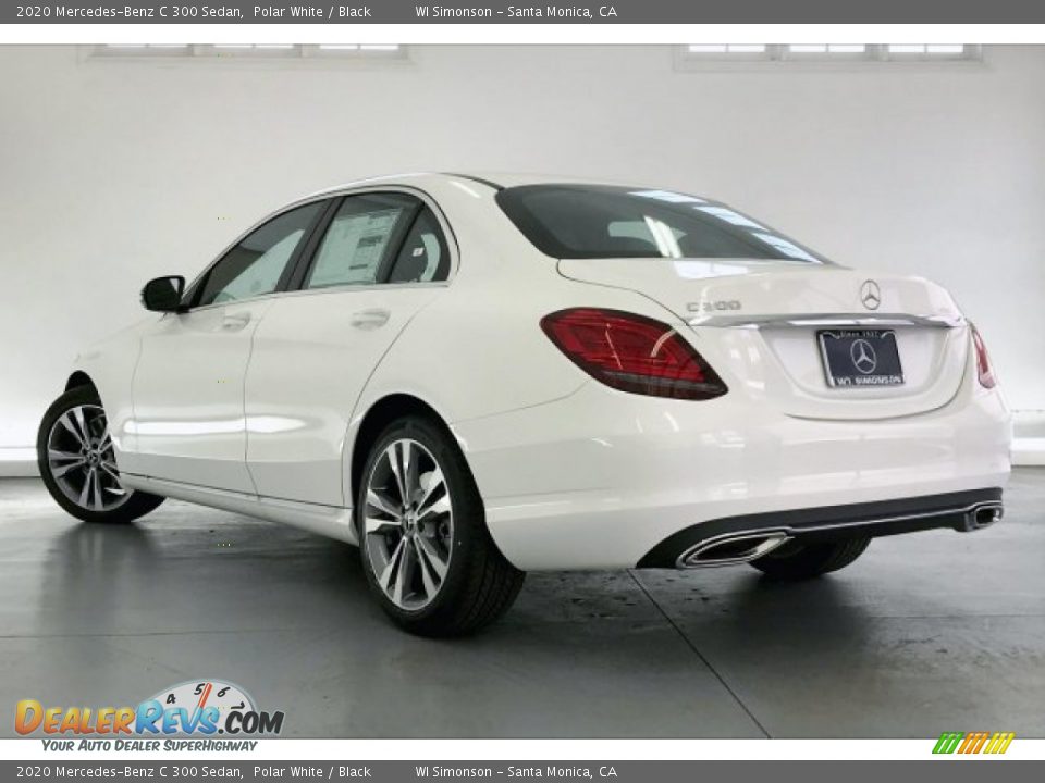 2020 Mercedes-Benz C 300 Sedan Polar White / Black Photo #2
