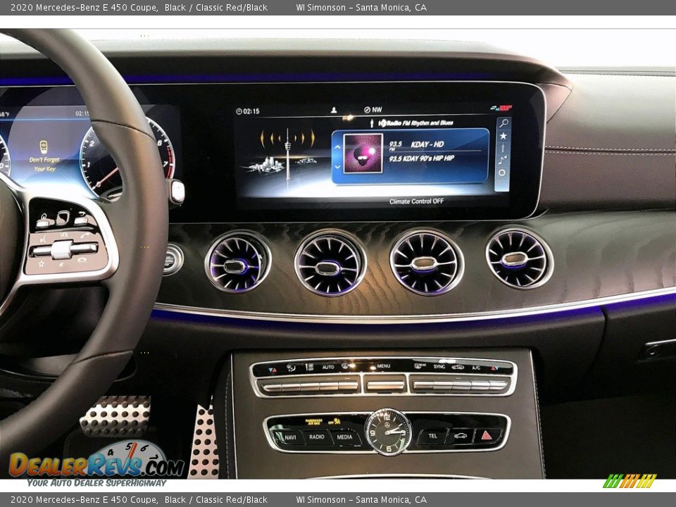 Controls of 2020 Mercedes-Benz E 450 Coupe Photo #6